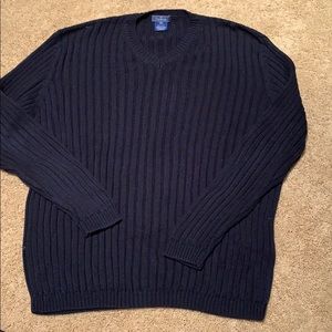 V neck sweater